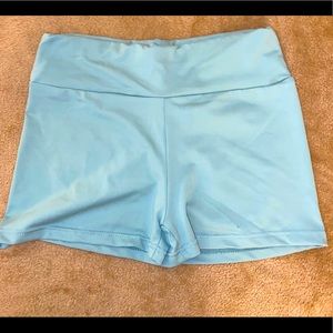 NWOT Teal Biker Shorts
